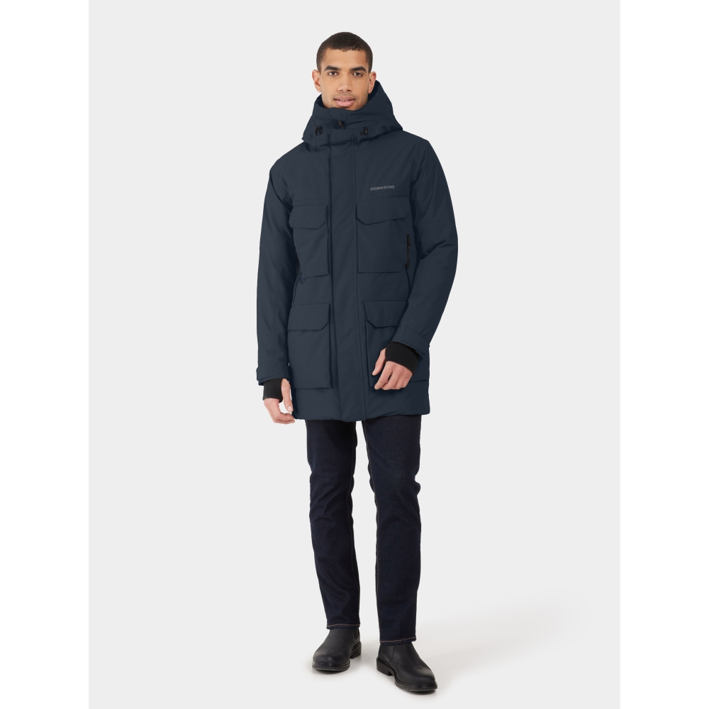 Didriksons Drew Usx Parka 8 Dark Night Blue 505778-999 jassen online bestellen bij Kathmandu Outdoor & Travel