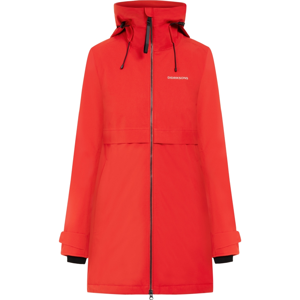 Didriksons Helle Parka 5 Women's Pomme Red 504301-463 jassen online bestellen bij Kathmandu Outdoor & Travel