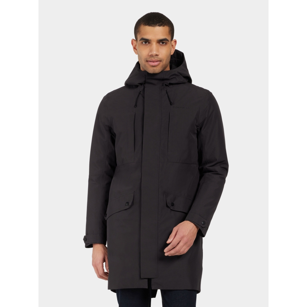 Didriksons Falke Usx Parka Black 505360-060 jassen online bestellen bij Kathmandu Outdoor & Travel