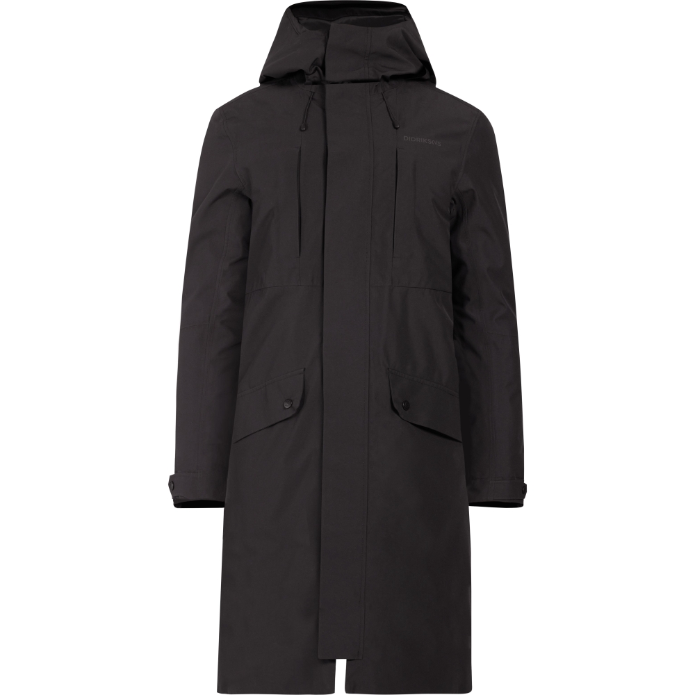 Didriksons Falke Usx Parka Black 505360-060 jassen online bestellen bij Kathmandu Outdoor & Travel