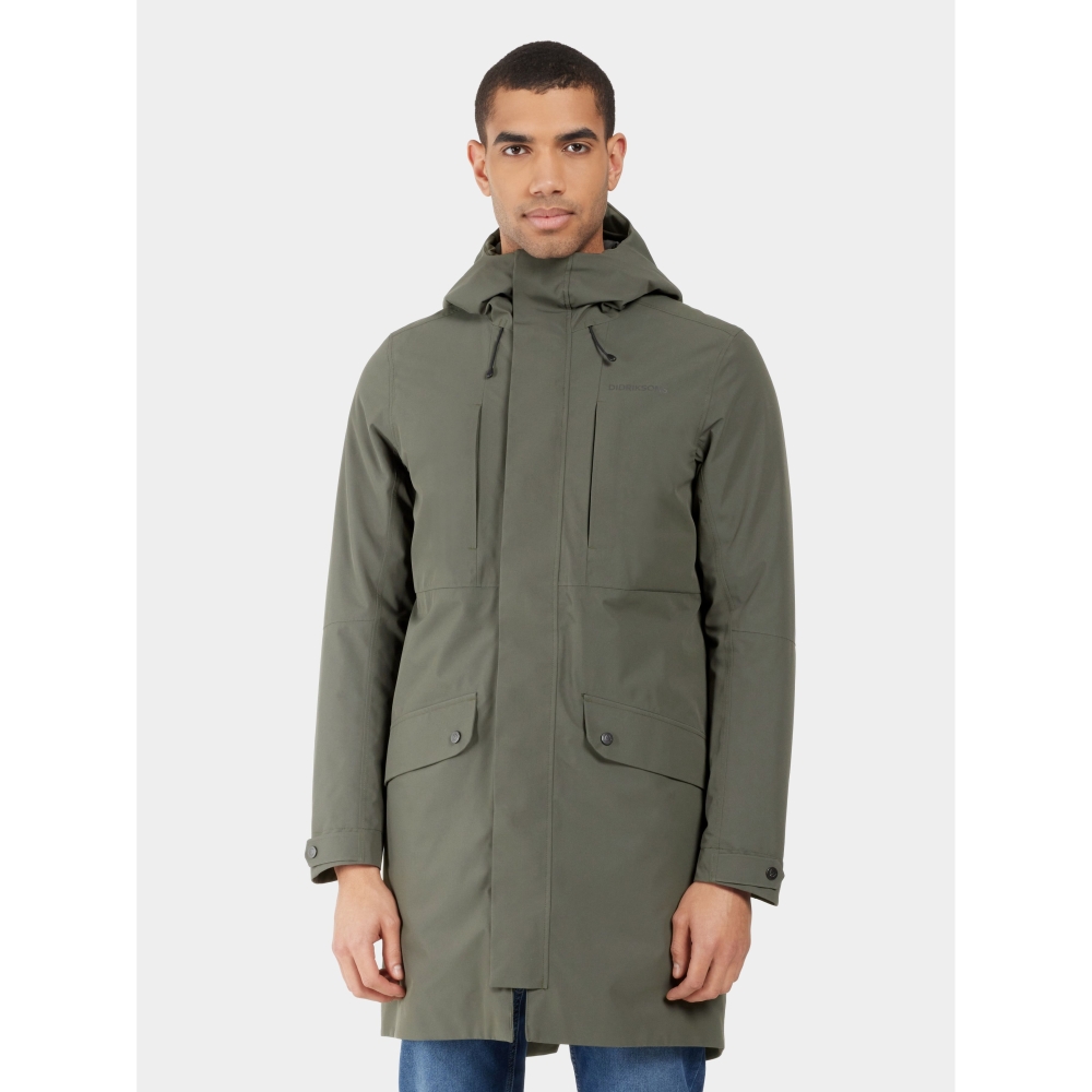 Didriksons Falke Usx Parka Deep Green 505360-300 jassen online bestellen bij Kathmandu Outdoor & Travel