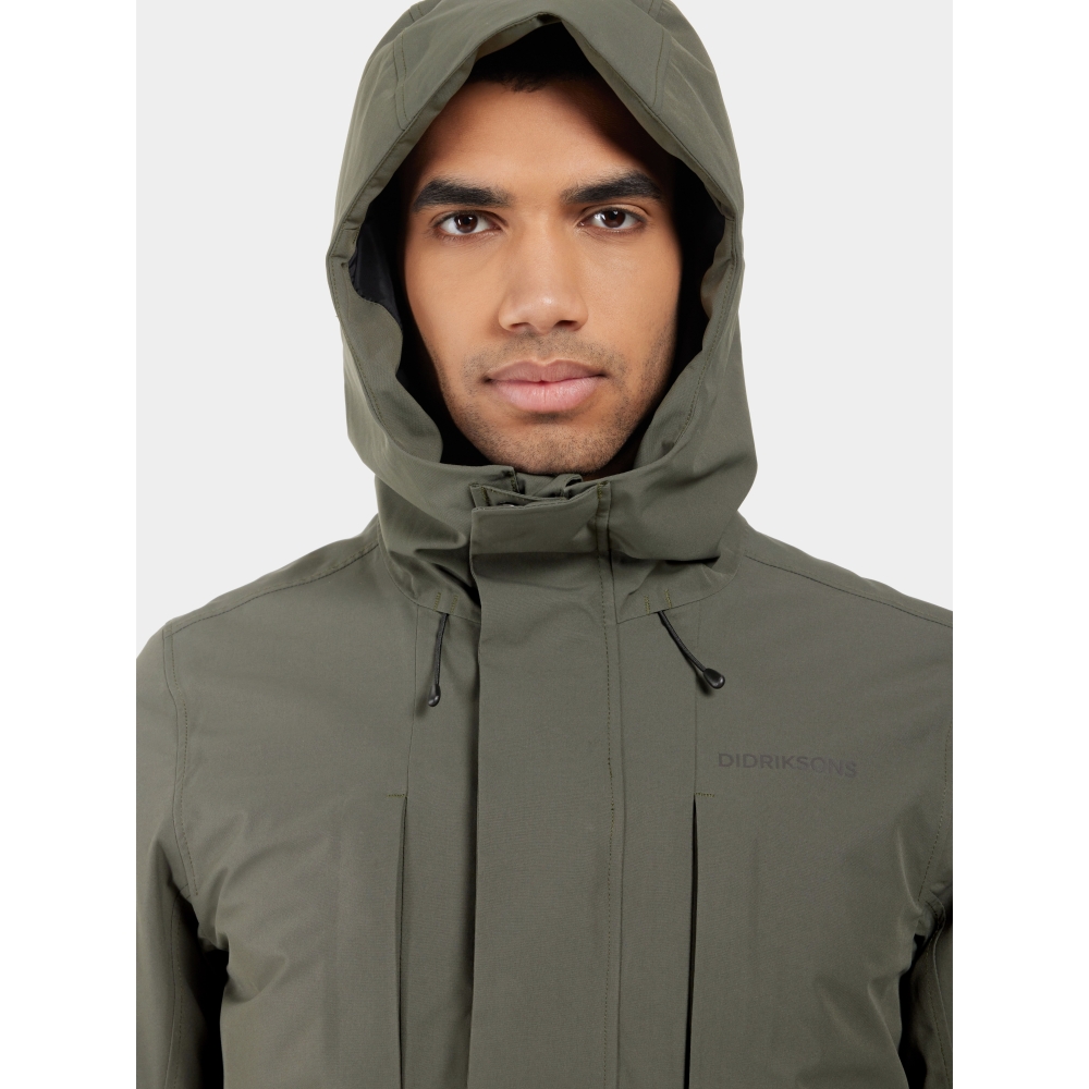 Didriksons Falke Usx Parka Deep Green 505360-300 jassen online bestellen bij Kathmandu Outdoor & Travel