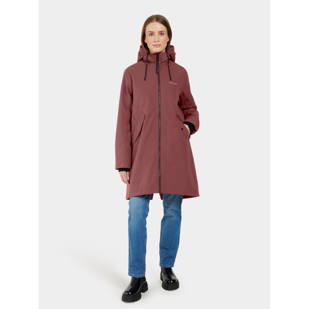Didriksons Fia Parka Women's Old rust 505372-147 jassen online bestellen bij Kathmandu Outdoor & Travel