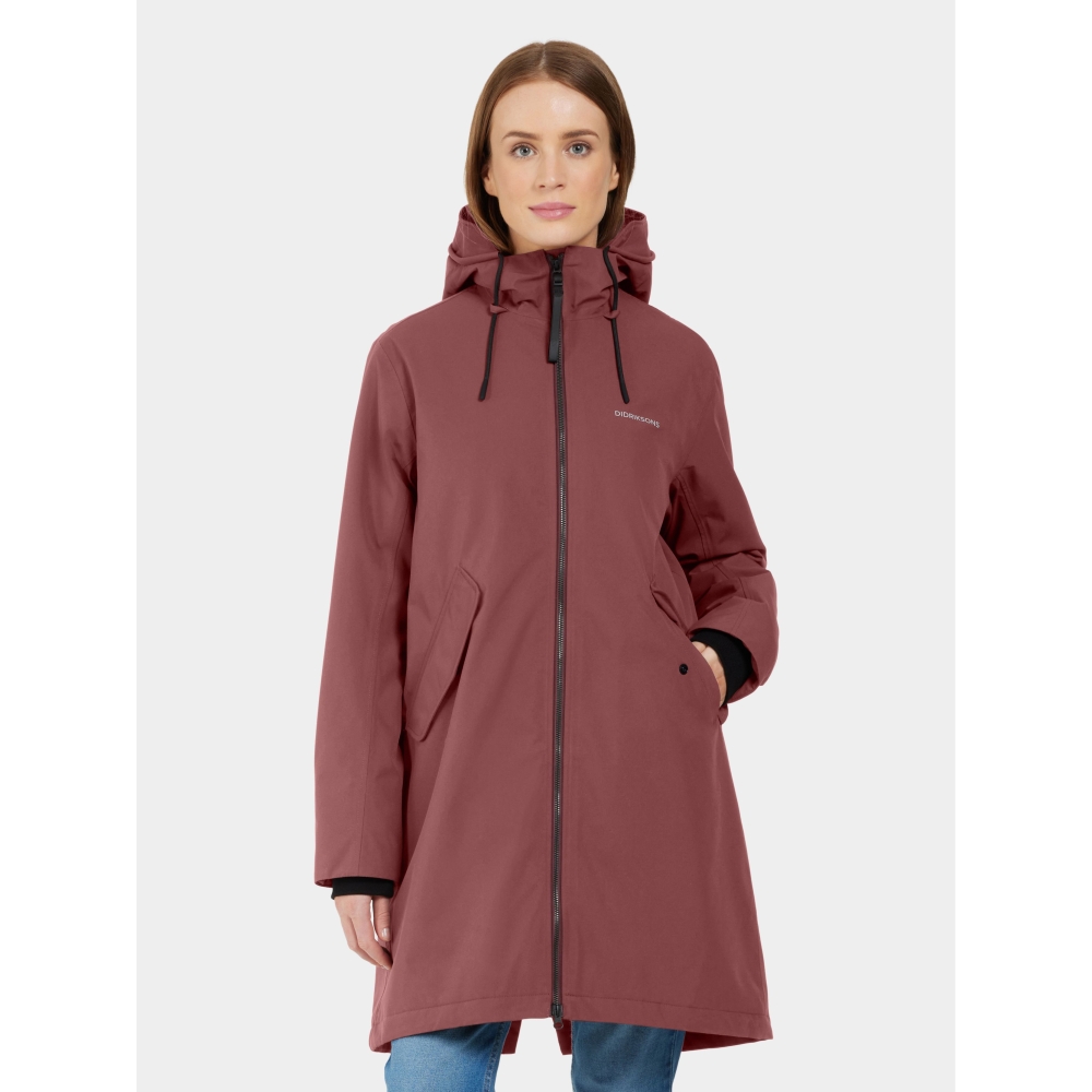 Didriksons Fia Parka Women's Old rust 505372-147 jassen online bestellen bij Kathmandu Outdoor & Travel