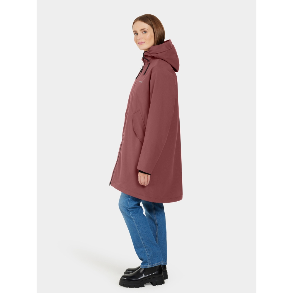 Didriksons Fia Parka Women's Old rust 505372-147 jassen online bestellen bij Kathmandu Outdoor & Travel