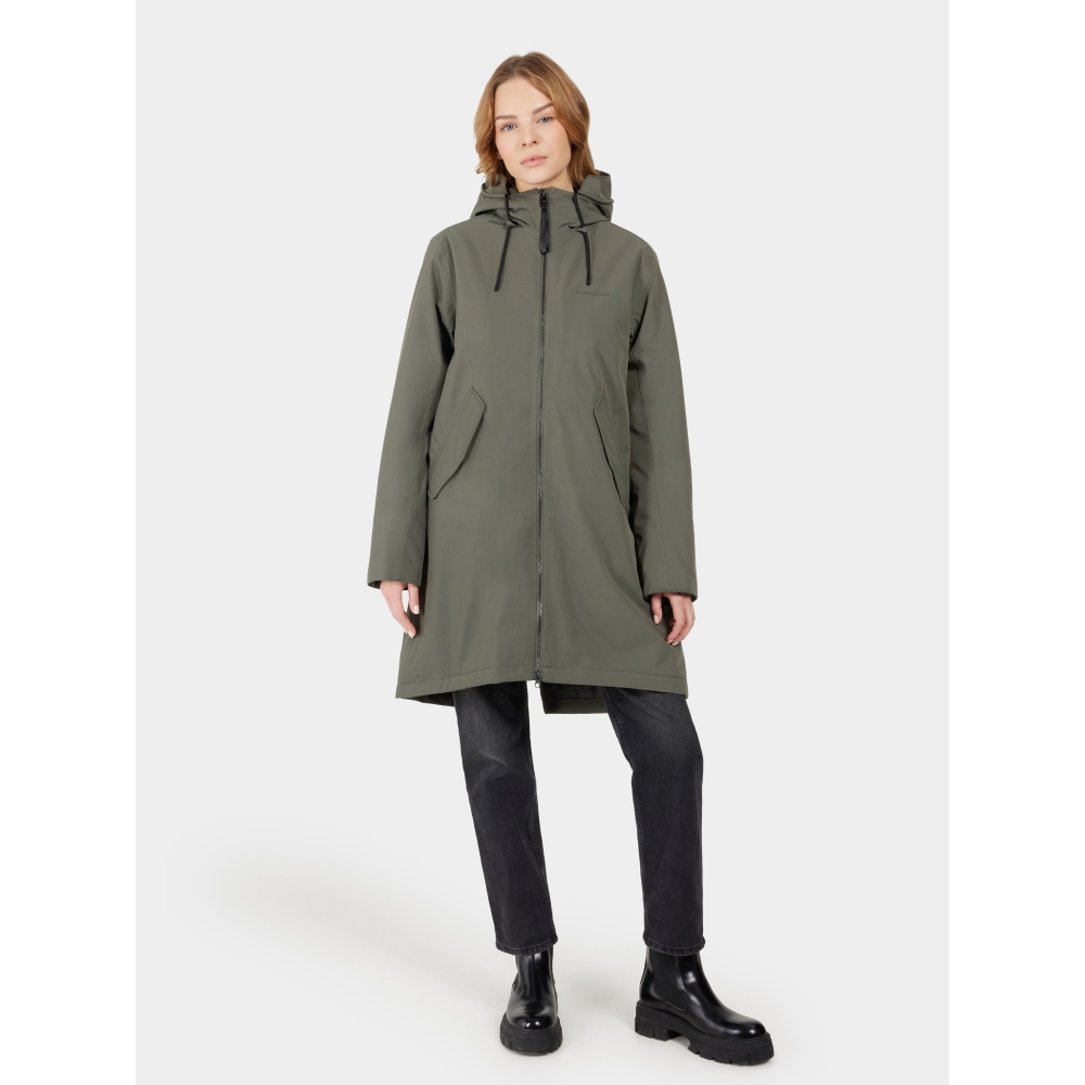 Didriksons Fia Parka Women's Deep Green 505372-300 jassen online bestellen bij Kathmandu Outdoor & Travel