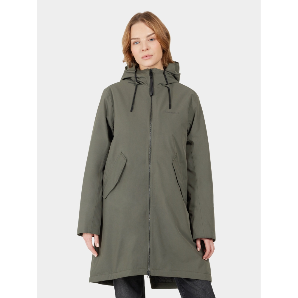 Didriksons Fia Parka Women's Deep Green 505372-300 jassen online bestellen bij Kathmandu Outdoor & Travel
