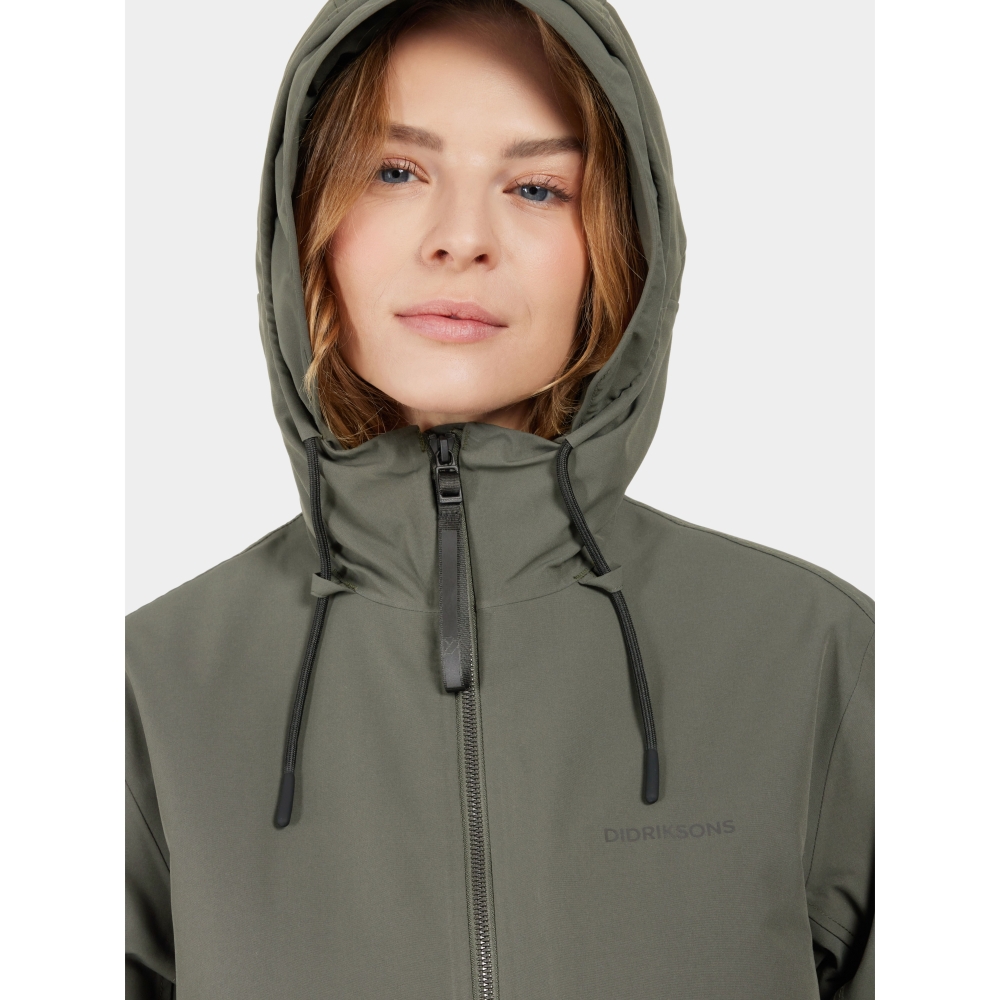 Didriksons Fia Parka Women's Deep Green 505372-300 jassen online bestellen bij Kathmandu Outdoor & Travel