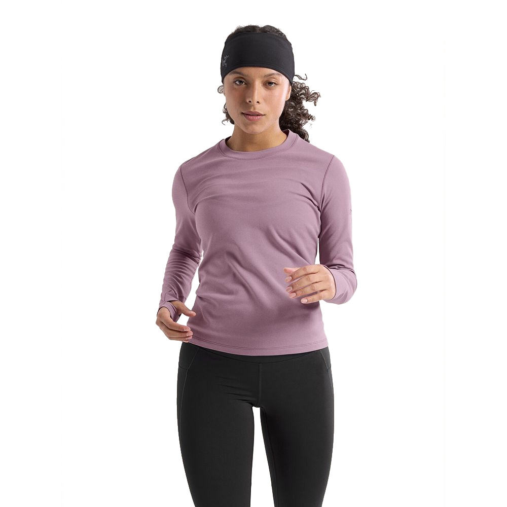 Arc'teryx Taema THM Crew LS Women's Interstellar Heather 8475-Interstellar He shirts en tops online bestellen bij Kathmandu Outdoor & Travel