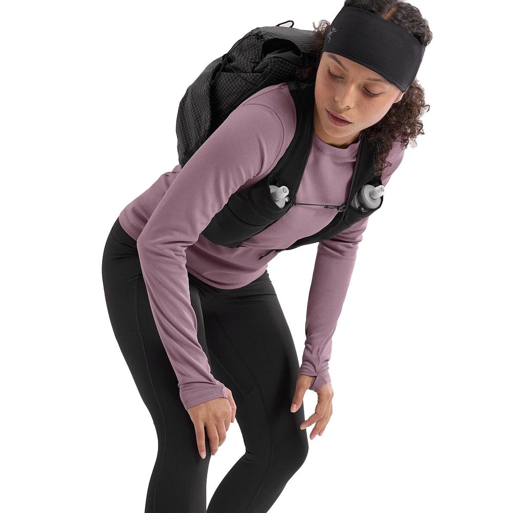 Arc'teryx Taema THM Crew LS Women's Interstellar Heather 8475-Interstellar He shirts en tops online bestellen bij Kathmandu Outdoor & Travel