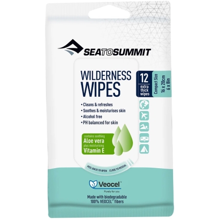 Sea to Summit  Wilderness Wipes Compact (12 Wipes)  