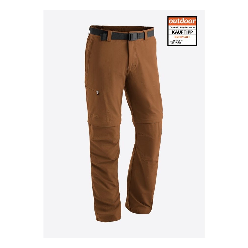 Maier Sports Tajo 2 Zip-Off Pant Regular Rustic Amber 3000006-20015 broeken online bestellen bij Kathmandu Outdoor & Travel