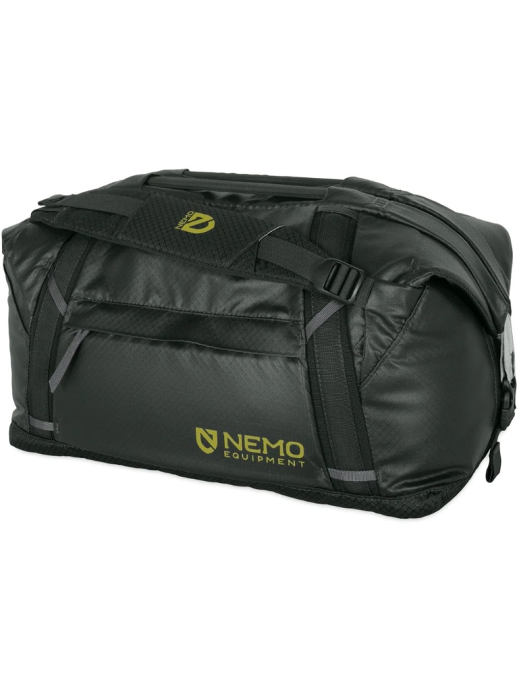 Nemo Double Haul Convertible Duffel 30L (Black) Black 811666033291-Black duffels online bestellen bij Kathmandu Outdoor & Travel