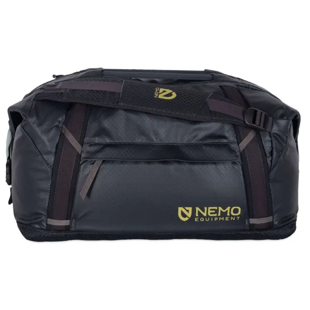 Nemo Double Haul Convertible Duffel 30L (Black) Black 811666033291-Black duffels online bestellen bij Kathmandu Outdoor & Travel