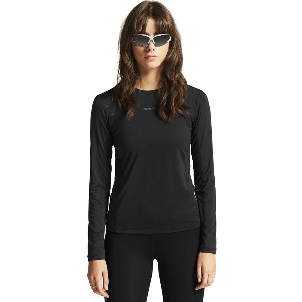 Craft Adv Essence LS Tee 2 Women's Black 1914797-999000 shirts en tops online bestellen bij Kathmandu Outdoor & Travel