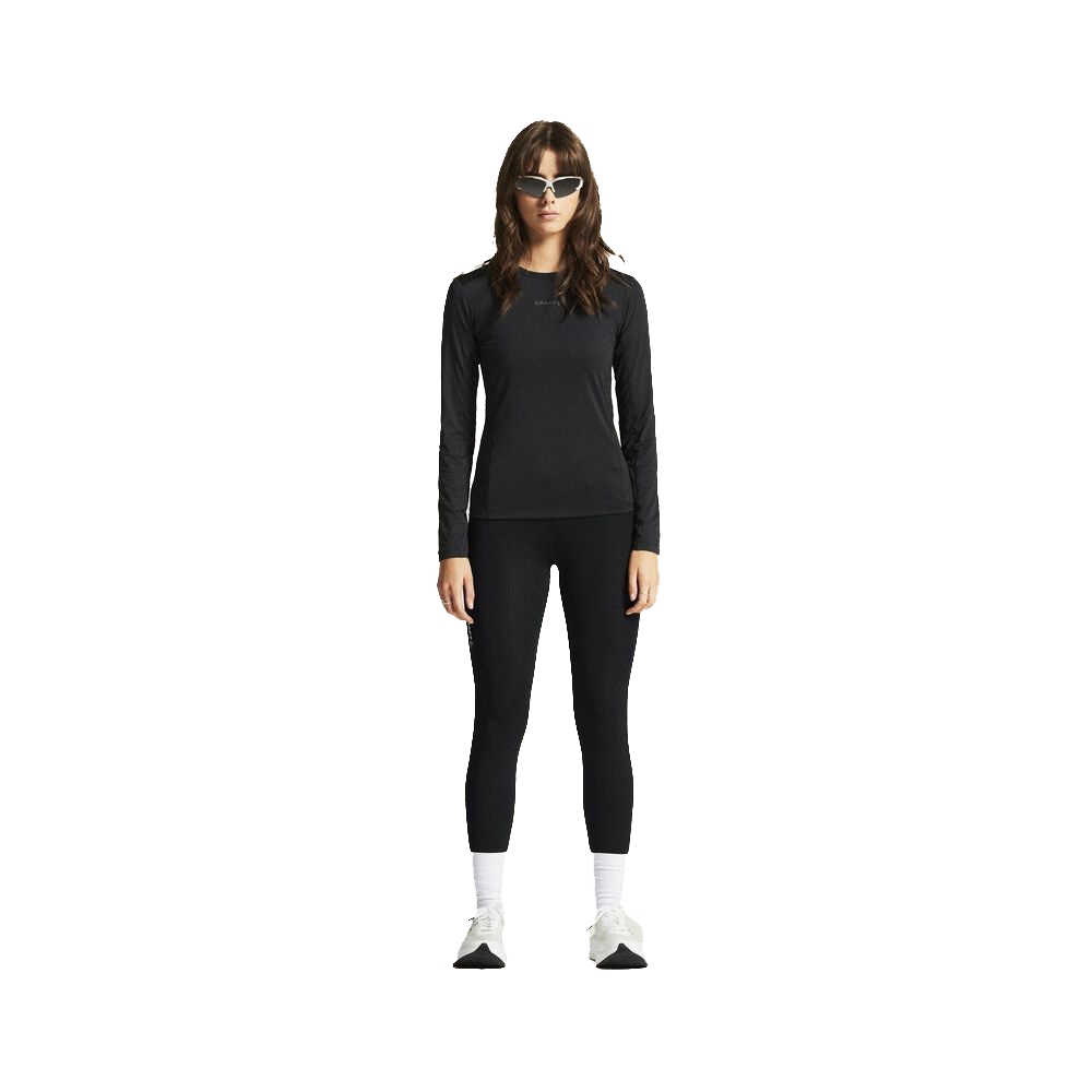 Craft Adv Essence LS Tee 2 Women's Black 1914797-999000 shirts en tops online bestellen bij Kathmandu Outdoor & Travel