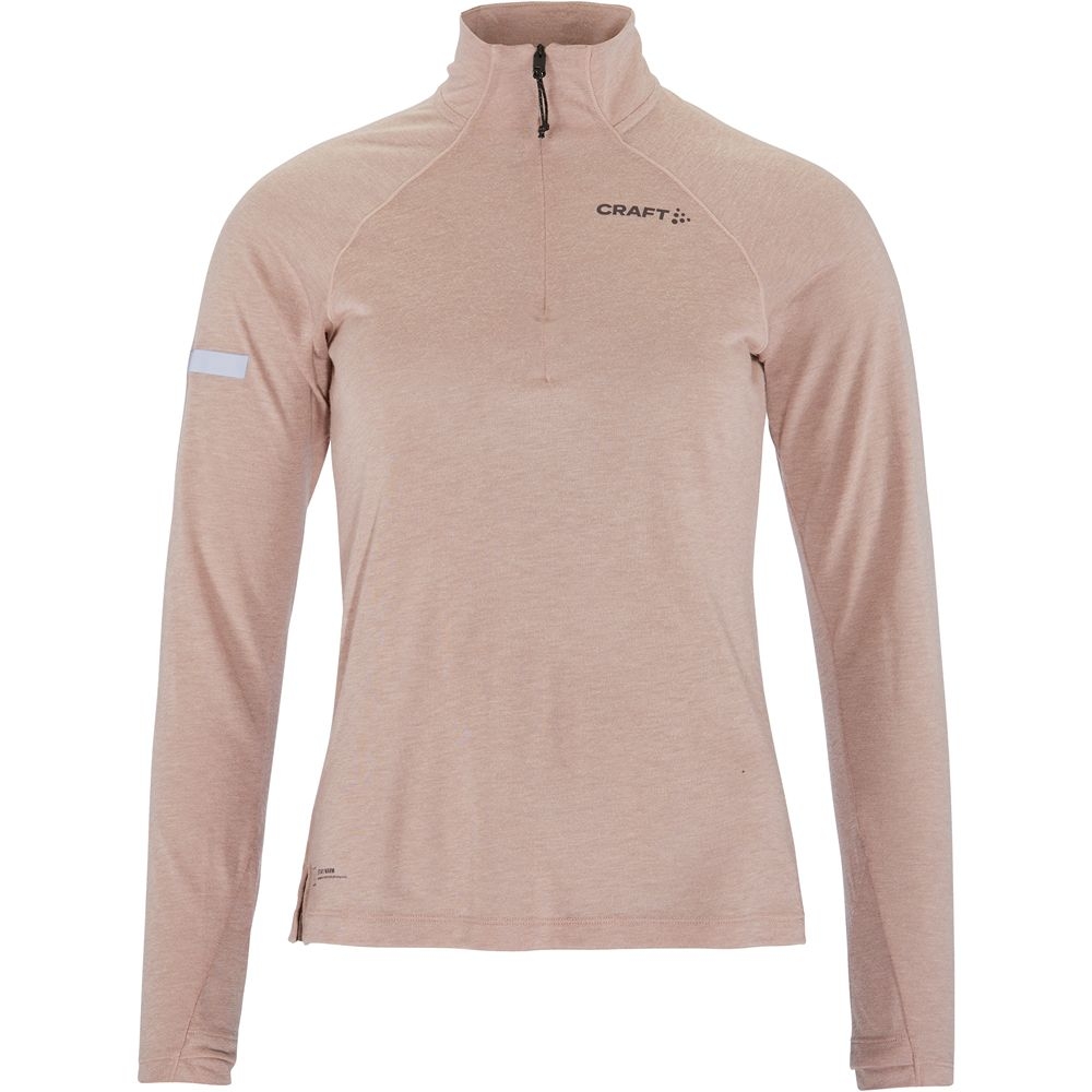 Craft Adv Subz Wool LS Tee 3 Women's Charm/Melange 1915138-726200 shirts en tops online bestellen bij Kathmandu Outdoor & Travel