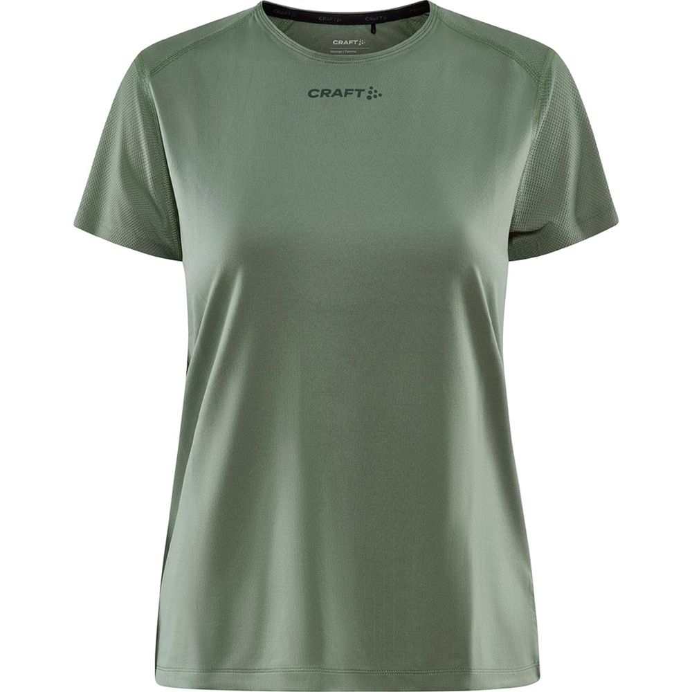 Craft Core Essence SS Tee 2 Women's Leaf 1915291-647000 shirts en tops online bestellen bij Kathmandu Outdoor & Travel