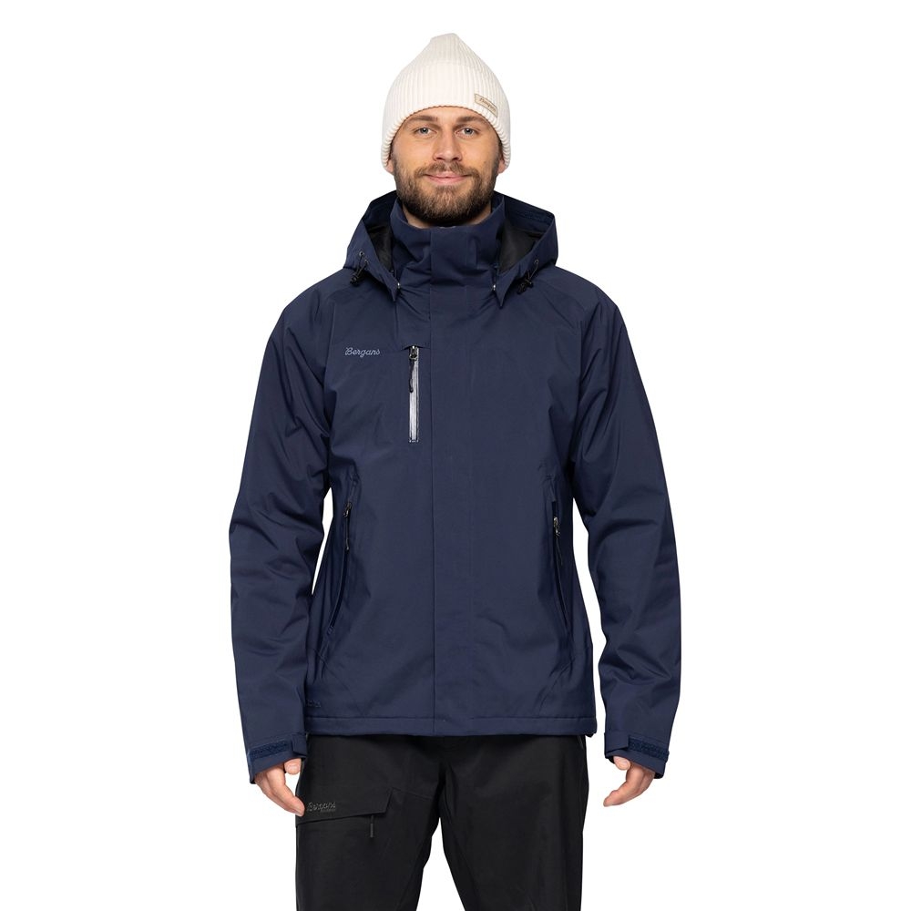 Bergans Flya Insulated Jkt Navy Blue 7520-557 jassen online bestellen bij Kathmandu Outdoor & Travel