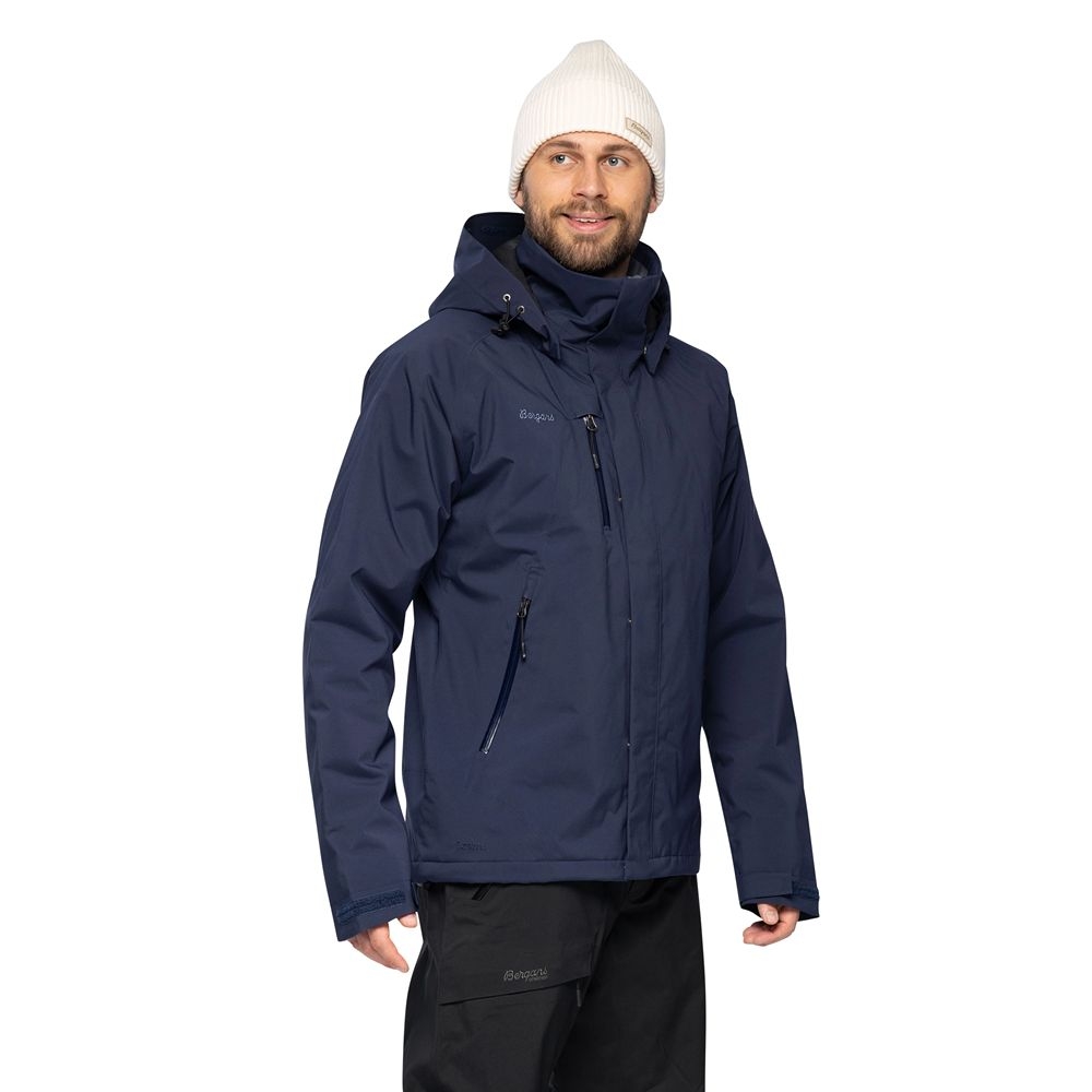 Bergans Flya Insulated Jkt Navy Blue 7520-557 jassen online bestellen bij Kathmandu Outdoor & Travel