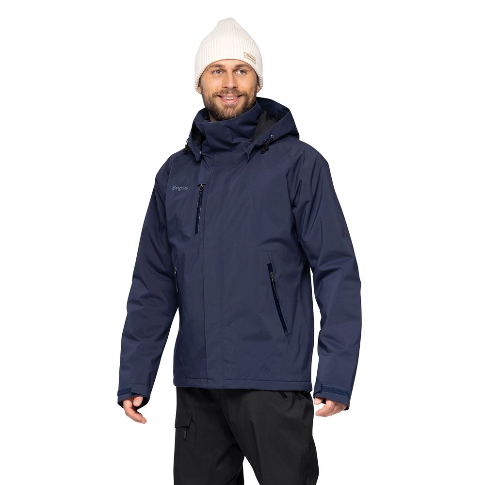 Bergans Flya Insulated Jkt Navy Blue 7520-557 jassen online bestellen bij Kathmandu Outdoor & Travel
