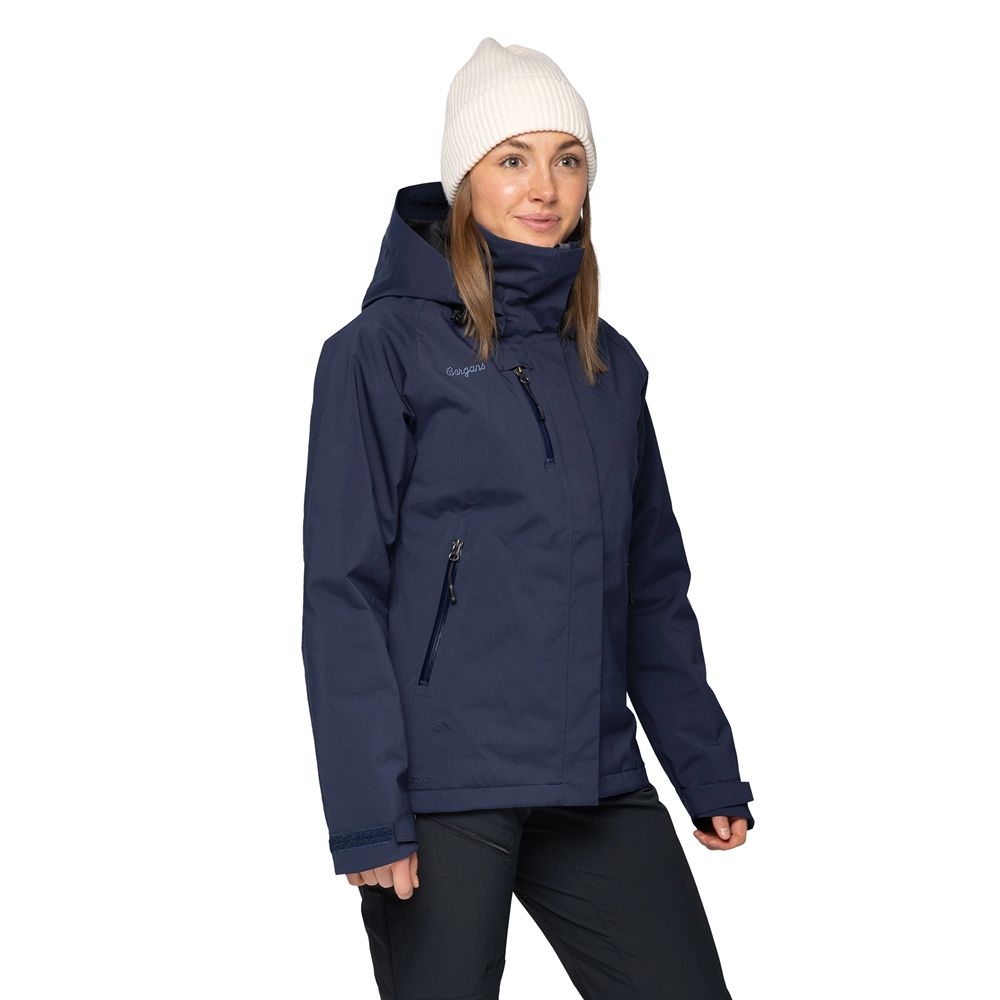 Bergans Flya Insulated Jkt Women's Navy Blue 7521-557 jassen online bestellen bij Kathmandu Outdoor & Travel