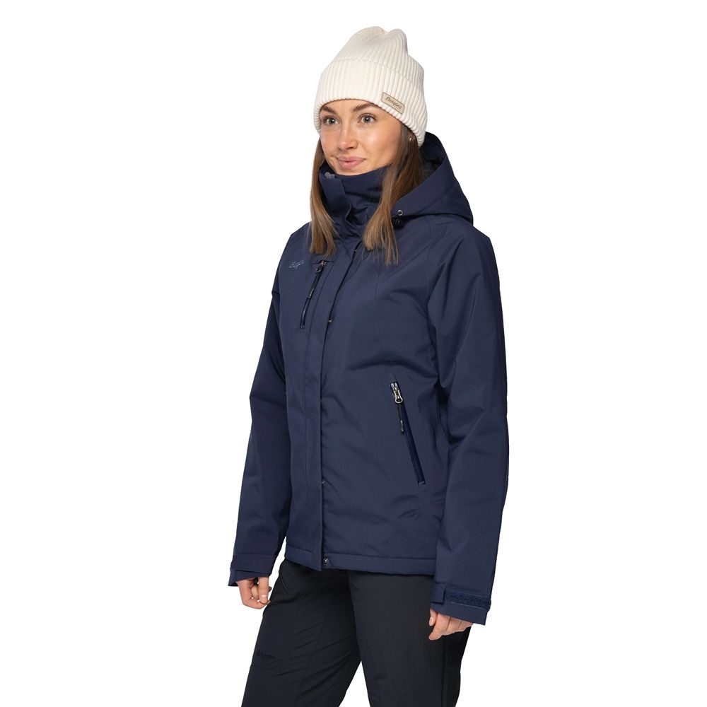 Bergans Flya Insulated Jkt Women's Navy Blue 7521-557 jassen online bestellen bij Kathmandu Outdoor & Travel