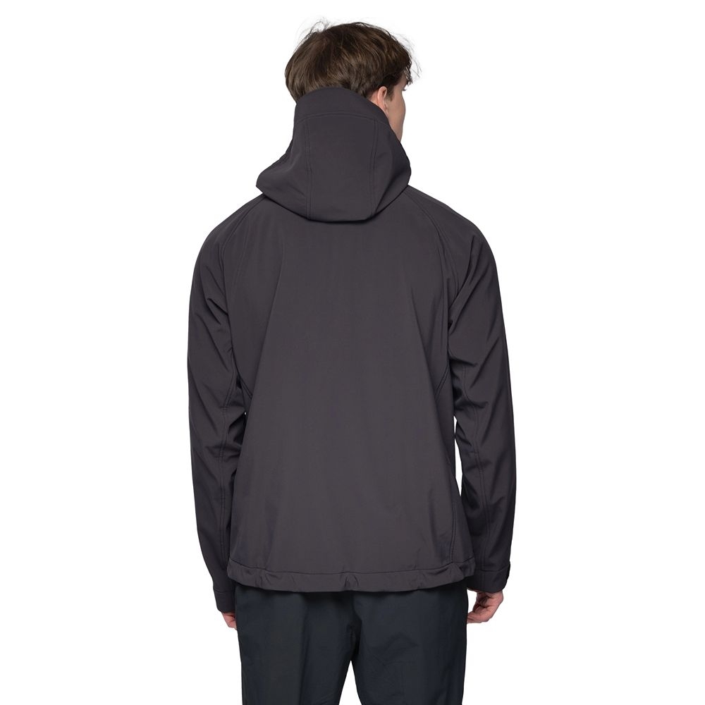 Bergans Vaagaa Softshell Jacket Hood Black 3362-91 jassen online bestellen bij Kathmandu Outdoor & Travel
