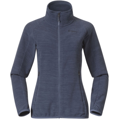 Bergans  Hareid Fleece Jacket NoHood Women's Granite Blue