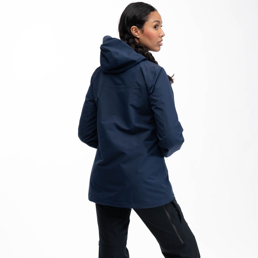 Bergans Nordmarka 2L Shell Jacket Women's Navy Blue 3072-557 jassen online bestellen bij Kathmandu Outdoor & Travel