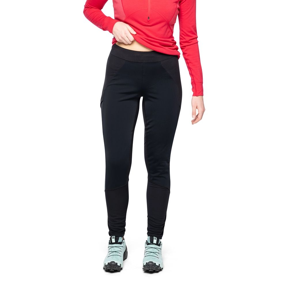 Bergans Fløyen Winter Tights Women's Black 3332-91 broeken online bestellen bij Kathmandu Outdoor & Travel