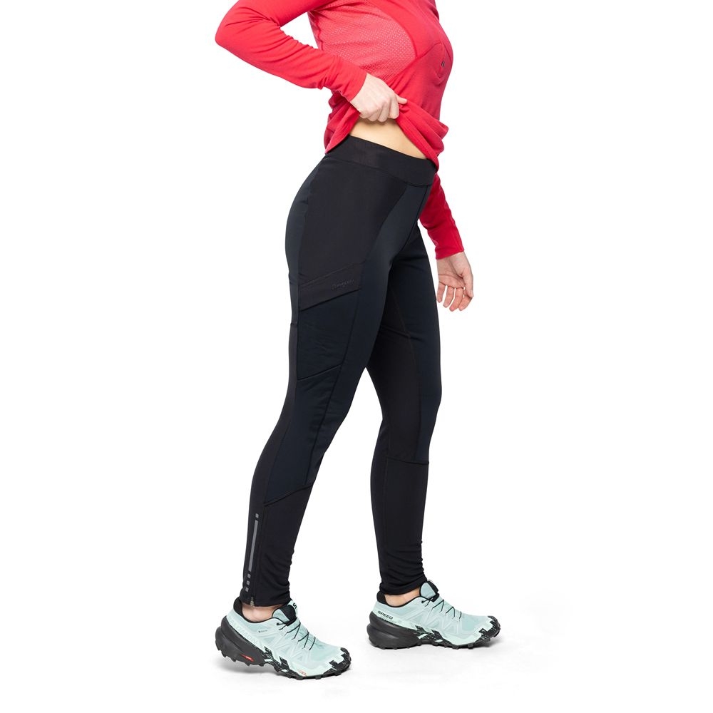 Bergans Fløyen Winter Tights Women's Black 3332-91 broeken online bestellen bij Kathmandu Outdoor & Travel