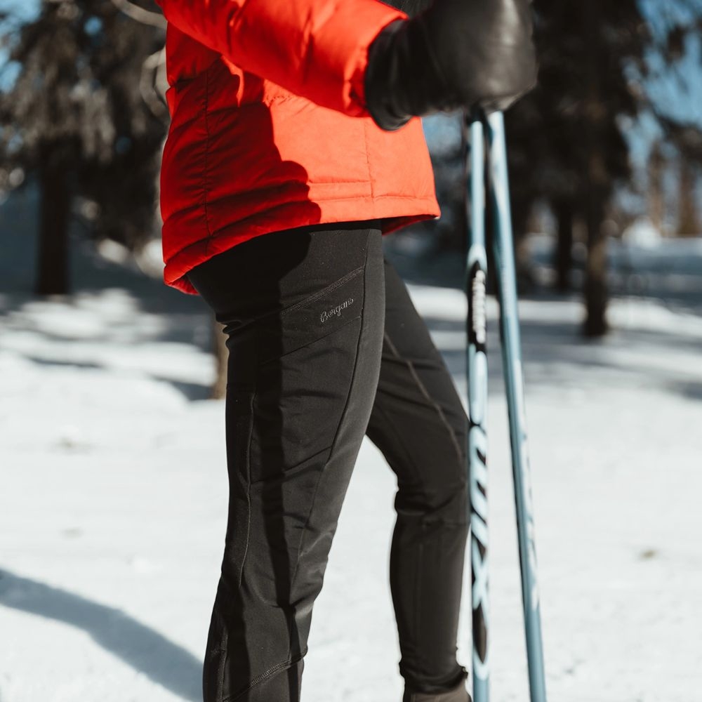 Bergans Fløyen Winter Tights Women's Black 3332-91 broeken online bestellen bij Kathmandu Outdoor & Travel