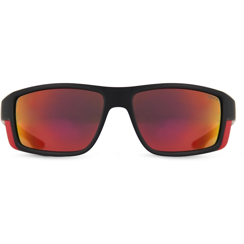 Sinner Elbrus Matte Black/Matte Red SISU-892-10-58 zonnebrillen online bestellen bij Kathmandu Outdoor & Travel