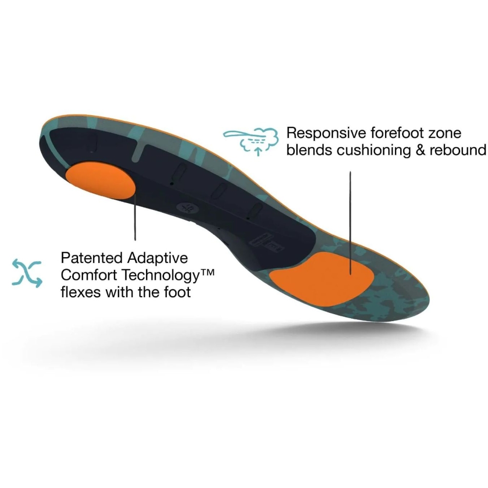 Superfeet Active Cushion High Arch Sea Pine  FL4350 schoenonderhoud online bestellen bij Kathmandu Outdoor & Travel