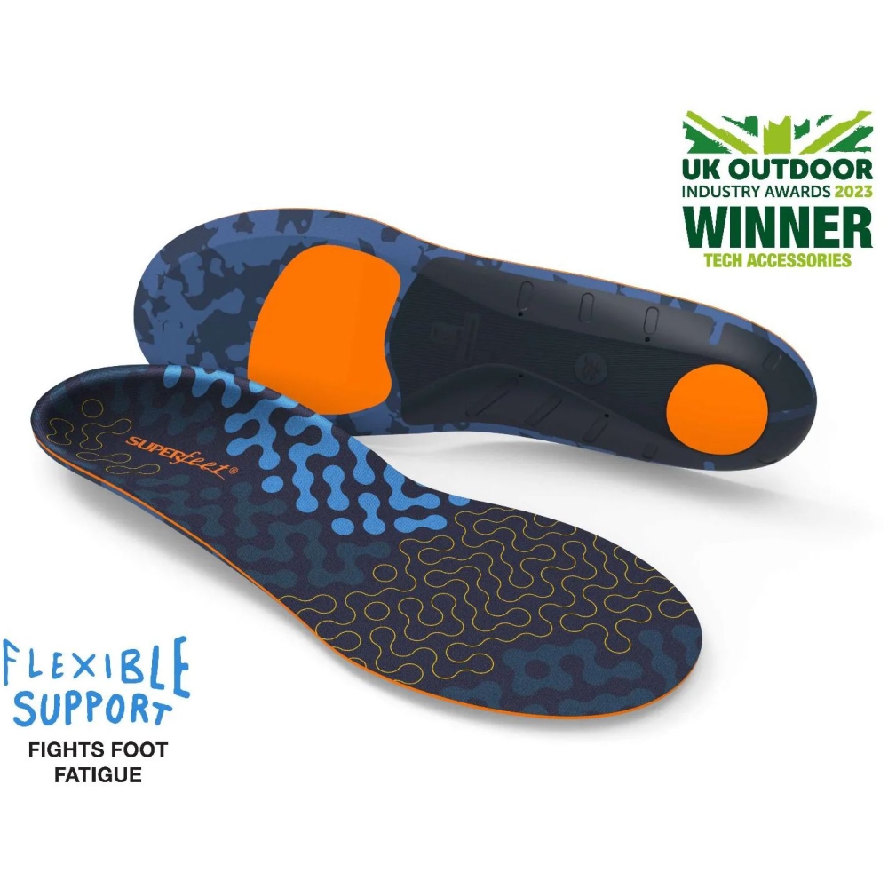 Superfeet Active Cushion Medium Arch Riviera FL4352 schoenonderhoud online bestellen bij Kathmandu Outdoor & Travel