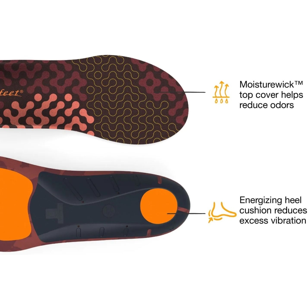 Superfeet Active Cushion Low Arch Tandoori Spice FL4351 schoenonderhoud online bestellen bij Kathmandu Outdoor & Travel