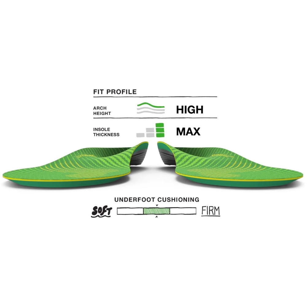 Superfeet Active Support High Arch Citron FL9862 schoenonderhoud online bestellen bij Kathmandu Outdoor & Travel
