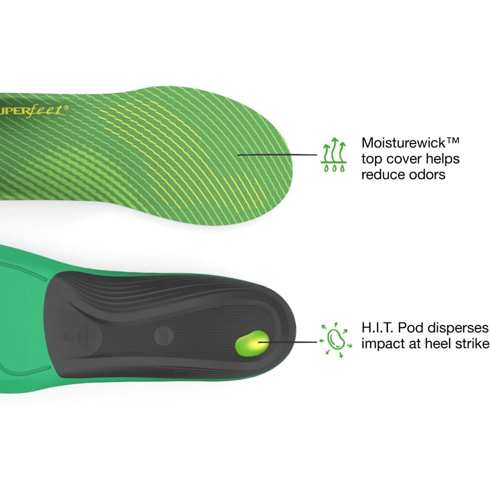 Superfeet Active Support High Arch Citron FL9862 schoenonderhoud online bestellen bij Kathmandu Outdoor & Travel