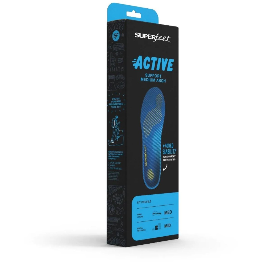 Superfeet Active Support Medium Arch Bolt FL9866 schoenonderhoud online bestellen bij Kathmandu Outdoor & Travel