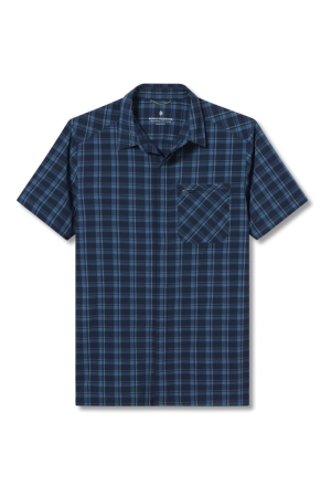 Royal Robbins Amp Lite Plaid S/S Dp Blue Cloverdale Y421028-426 shirts en tops online bestellen bij Kathmandu Outdoor & Travel