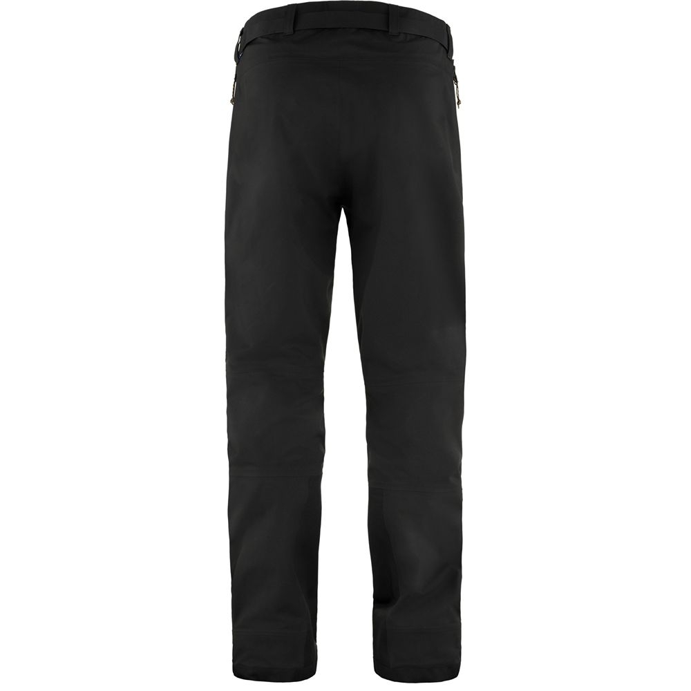 Fjällräven Keb Eco-Shell Trousers Black F82415-550 broeken online bestellen bij Kathmandu Outdoor & Travel