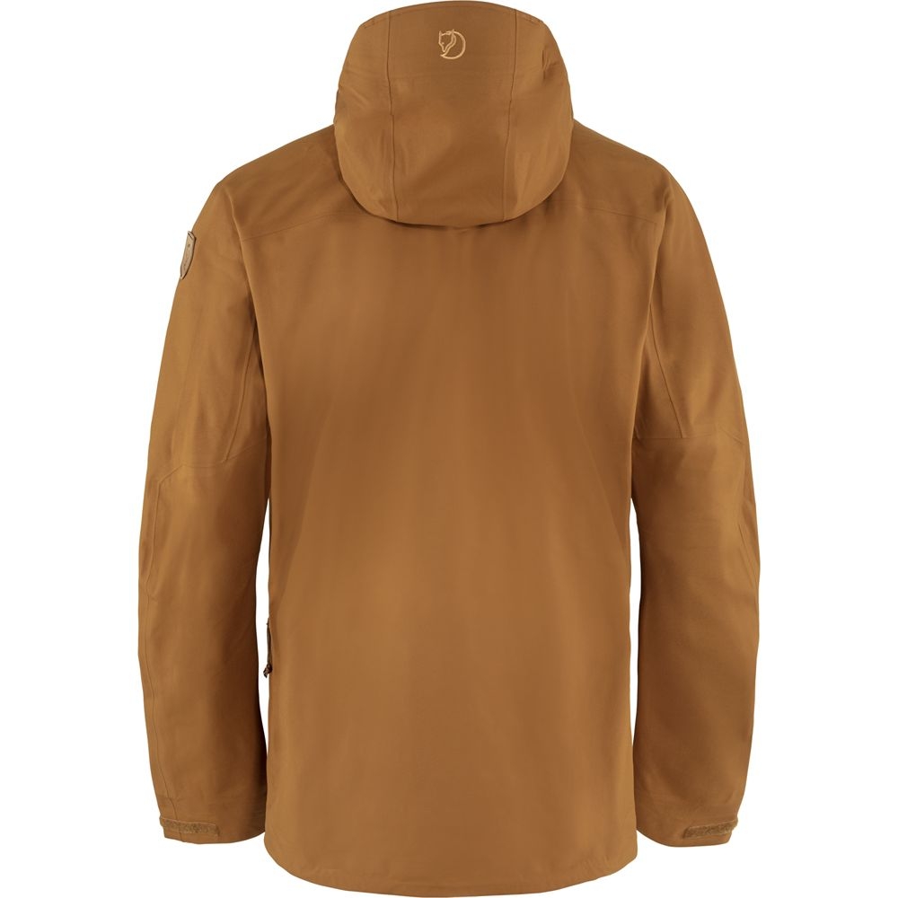 Fjällräven Keb Eco-Shell Jacket Chestnut F82411-230 jassen online bestellen bij Kathmandu Outdoor & Travel
