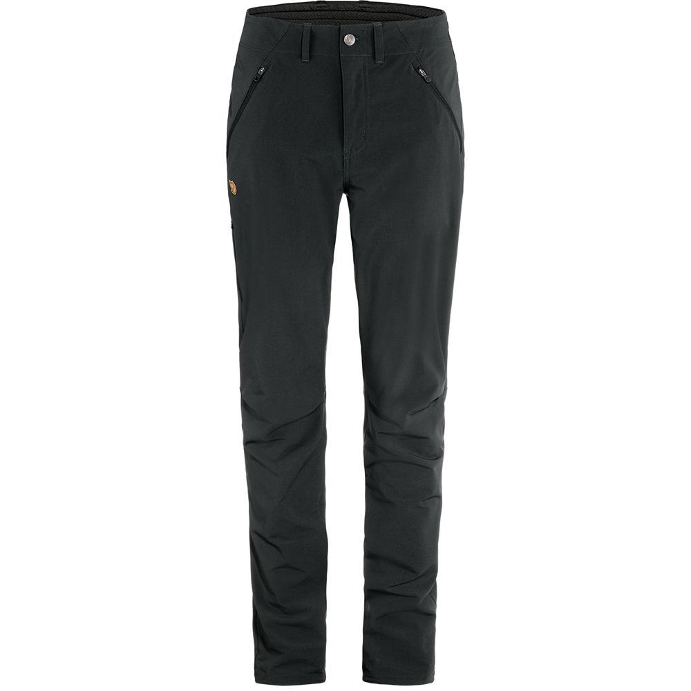 Fjällräven Abisko Trail Stretch Trousers Long Women's Black F87101-550 broeken online bestellen bij Kathmandu Outdoor & Travel