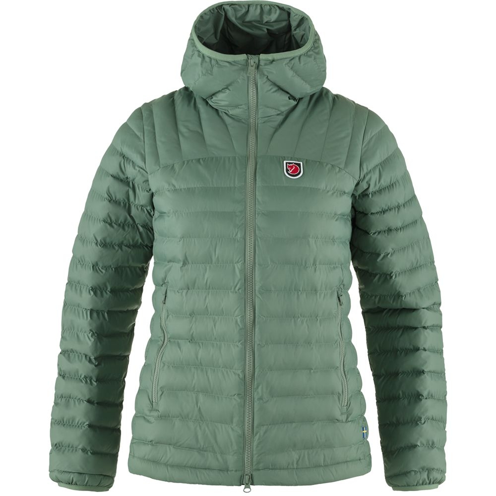 Fjällräven Expedition Lätt Hoodie Women's Patina Green F86120-614 jassen online bestellen bij Kathmandu Outdoor & Travel