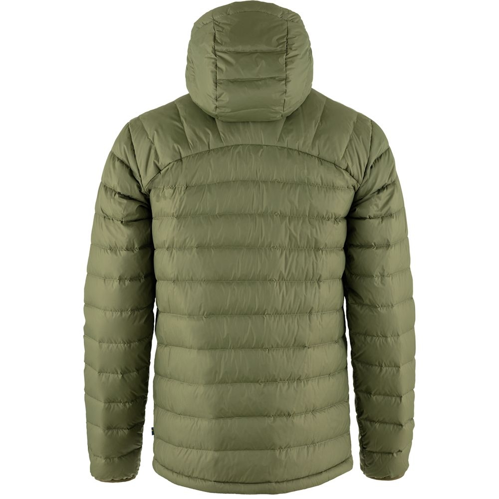 Fjällräven Expedition Pack Down Hoodie Green-Mustard Yellow F86121-620-161 jassen online bestellen bij Kathmandu Outdoor & Travel