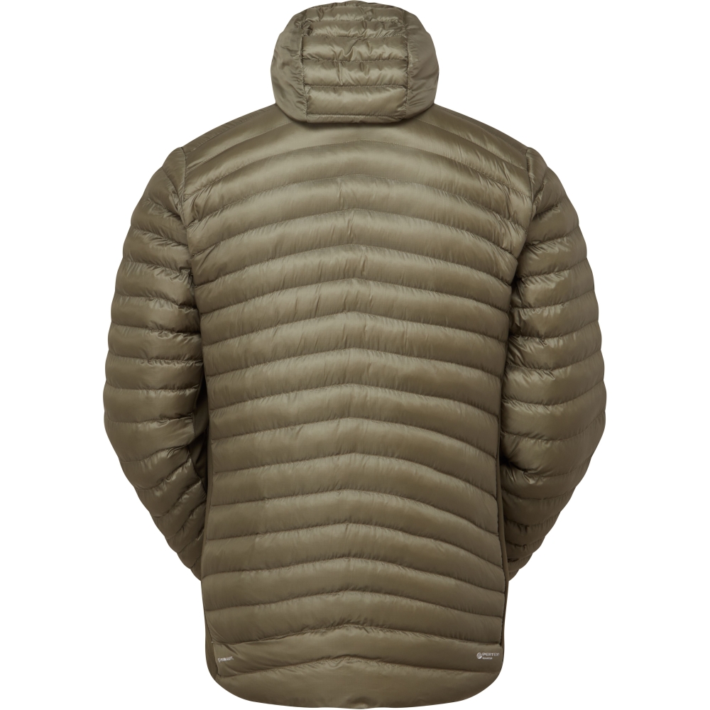 Rab Cirrus Flex Hoody Light Khaki/Army QIP-31-LKA jassen online bestellen bij Kathmandu Outdoor & Travel