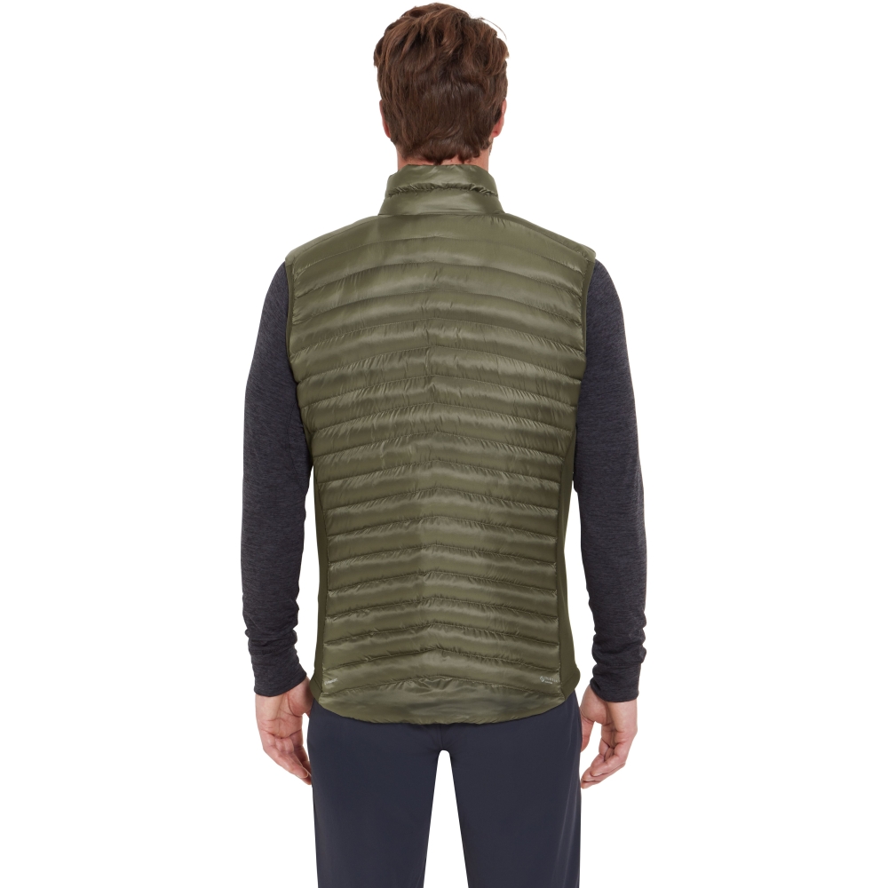 Rab Cirrus Flex Vest Light Khaki/Army QIP-35-LKA jassen online bestellen bij Kathmandu Outdoor & Travel