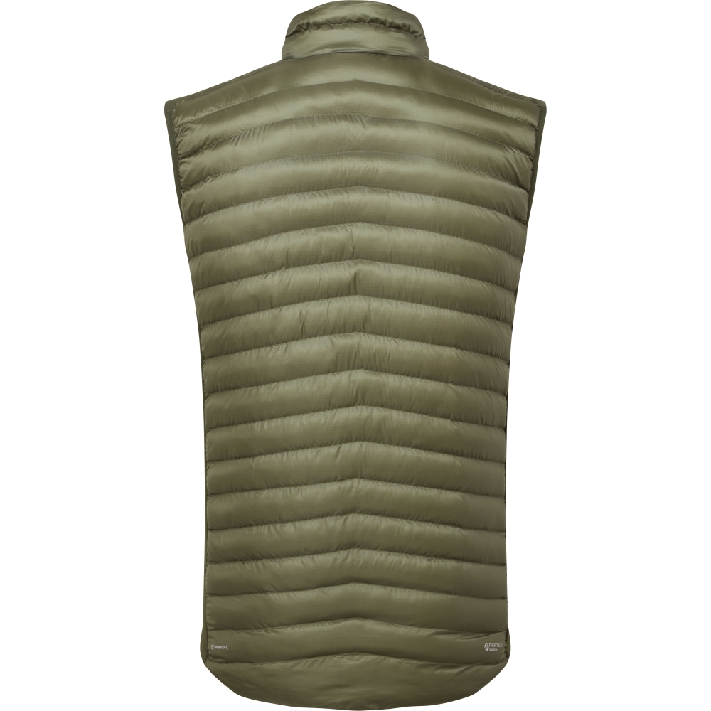 Rab Cirrus Flex Vest Light Khaki/Army QIP-35-LKA jassen online bestellen bij Kathmandu Outdoor & Travel