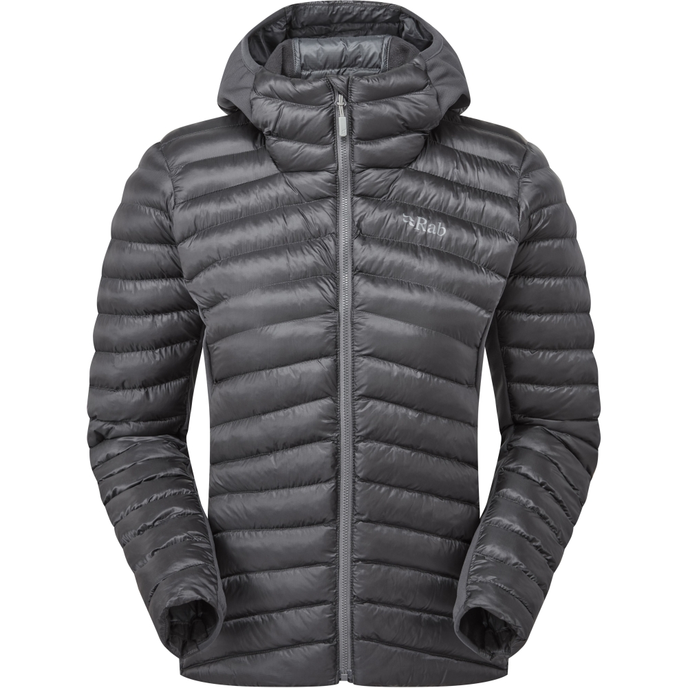 Rab Cirrus Flex Hoody Women's Graphene QIP-32-GRH jassen online bestellen bij Kathmandu Outdoor & Travel